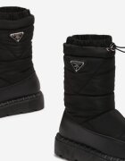  Cizme de zăpadă Negre Matlasate cu guler elastic Hasmenna