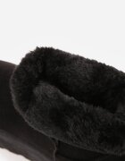  Cizme de zăpadă Negre peste gleznă cu platformă căptușite cu blană Divena