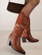  Cizme Maro Cowboy cu toc gros Laoniae