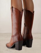  Cizme Maro Cowboy cu toc gros Laoniae