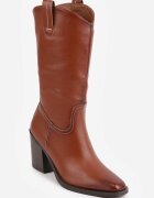  Cizme Maro Cowboy cu toc gros Laoniae