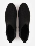 c'm paris Botine cu talpă joasă (tip chelsea) cu panouri elastice Ariselle Negre