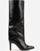 c'm paris Cizme pe toc stiletto cu carâmb larg Botara Negre