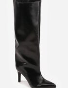 c'm paris Cizme pe toc stiletto cu carâmb larg Botara Negre