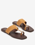 c'm paris Papuci flip-flop Maro deschis Decorați cu aplicație elegantă Tanaria
