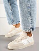 c'm paris Sneakers Bej Teniși Decorați cu Benzi Amodira
