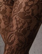  Colanți Maro Din Dantelă în Stil Elegant Fihanoriel