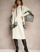  Compleu Bej deschis din tricot din viscoză Rochie și Cardigan Ilandriel