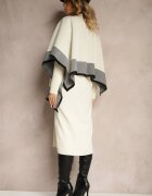  Compleu Bej deschis din tricot din viscoză Rochie și Cardigan Ilandriel