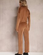  Compleu de trening Maro din velur cu Bluză și Pantaloni Lunamea