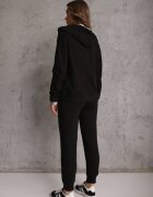  Compleu de Trening Negru din 2 piese cu Bluză și Pantaloni Seraphira