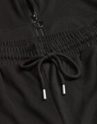  Compleu de Trening Negru din 2 piese cu Bluză și Pantaloni Seraphira