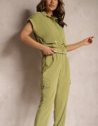  Compleu din 2 piese cu Bluză și Pantaloni Verde închis Ezrala