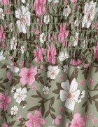  Compleu Verde din bumbac în 2 piese floral Malenis