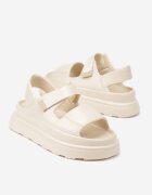 damerose Sandale Bej Chunky din Spumă pe Platformă cu Prindere Velcro Oballia
