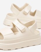 damerose Sandale Bej Chunky din Spumă pe Platformă cu Prindere Velcro Oballia