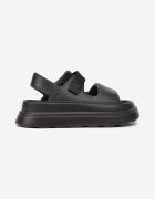 damerose Sandale Negre Chunky din Spumă cu Platformă cu scai Oballia