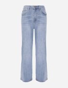 daysie Blugi Albaștri Din bumbac High Waist Wide Leg Cariloth