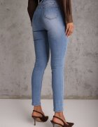daysie Blugi Albastri Skinny cu Bumbac Push-Up Erilessa
