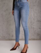 daysie Blugi Albastri Skinny cu Bumbac Push-Up Erilessa