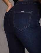 daysie Blugi Albaștri Skinny cu Margini Franjurate Janitha