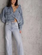 daysie Blugi Albastru deschis Straight Leg High Waist din bumbac Erivera