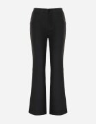 daysie Blugi Flare Standard Waist Cerate cu efect Push Up și ușoară căptușeală Tapara Negri