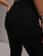 daysie Blugi Negri Regular Waist Tip Clopot Tendrre