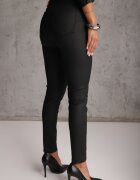 daysie Blugi Push-Up Skinny cu Finisaj Mat Cerat Tarellia Negri