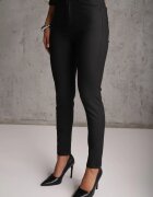 daysie Blugi Push-Up Skinny cu Finisaj Mat Cerat Tarellia Negri
