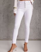 daysie Pantaloni Albi Skinny Winvienne