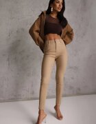 daysie Pantaloni Bej Casual Skinny cu croială modelatoare Elovi