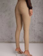 daysie Pantaloni Bej Casual Skinny cu croială modelatoare Elovi