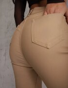 daysie Pantaloni Bej Casual Skinny cu croială modelatoare Elovi