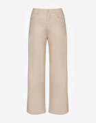 daysie Pantaloni Bej Ceruiți cu croială largă High Waist Sezila