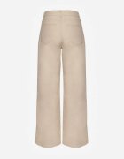 daysie Pantaloni Bej Ceruiți cu croială largă High Waist Sezila