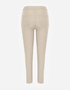 daysie Pantaloni Bej Deschis din Piele Ecologică cu Croială Skinny Sonowa