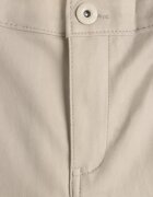 daysie Pantaloni Bej Deschis din Piele Ecologică cu Croială Skinny Sonowa