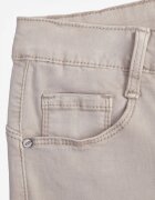 daysie Pantaloni Bej Skinny cu talie înaltă și eșarfă decorativă Hyadia