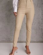 daysie Pantaloni Casual Skinny cu o croială modelatoare Bej Elovi