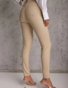daysie Pantaloni Casual Skinny cu o croială modelatoare Bej Elovi
