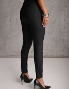 daysie Pantaloni cerati slim cu finisaj mat Nudrey Negri