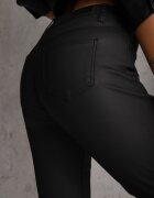 daysie Pantaloni cerati slim cu finisaj mat Nudrey Negri