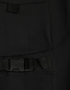 daysie Pantaloni Joggere Negri cu Buzunare Cargo din Bumbac Elastic Irisane