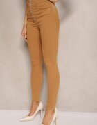 daysie Pantaloni Maro deschis Skinny Winvienne