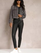 daysie Pantaloni Negri Casual Skinny cu o Croială Modelatoare Elovi
