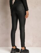 daysie Pantaloni Negri High Waist Skinny din Piele ecologică Opmin