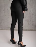 daysie Pantaloni Negri Skinny din Piele ecologică Operwena