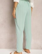 dbt fashion Pantaloni Verde deschis cu talie normală cu elastic și șnur în talie Cerinda