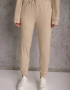 defox Compleu de trening bej Pantaloni jogger și bluză cu glugă cu fermoar Bernika